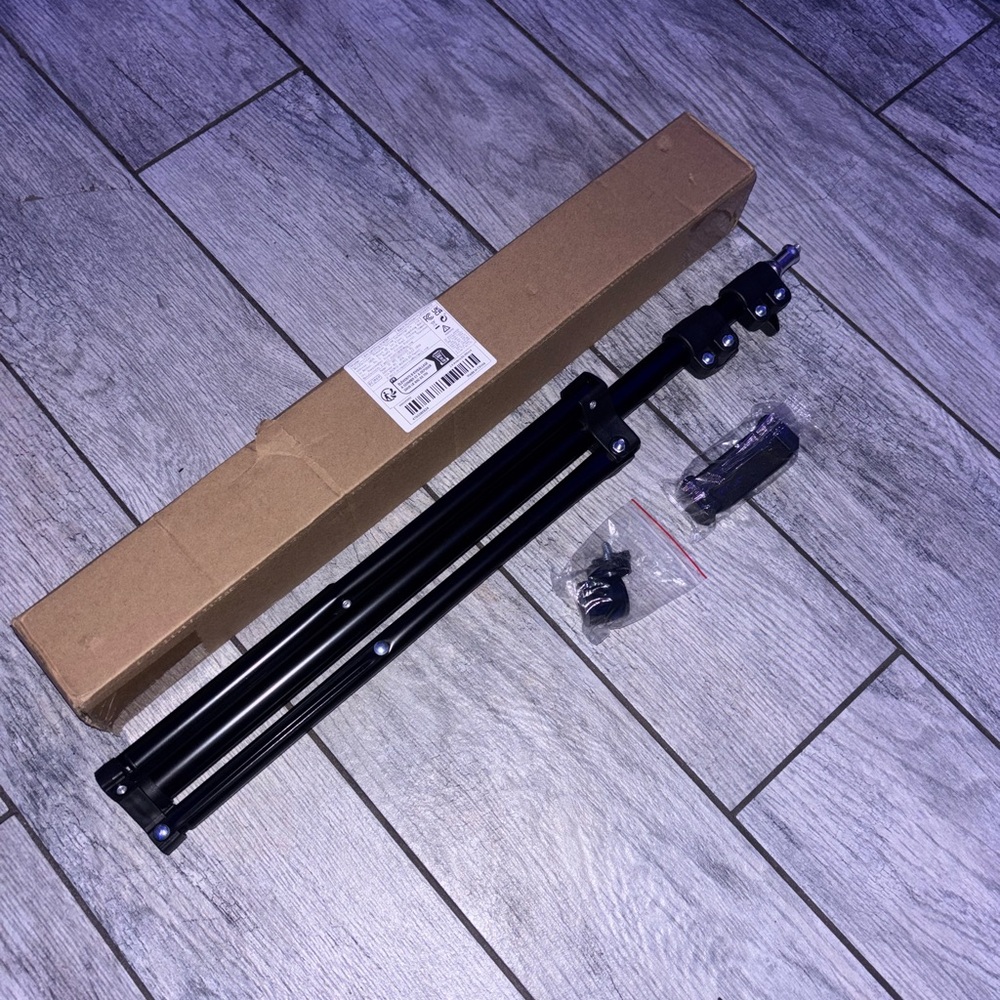 Black Adjustable Tripod Stand